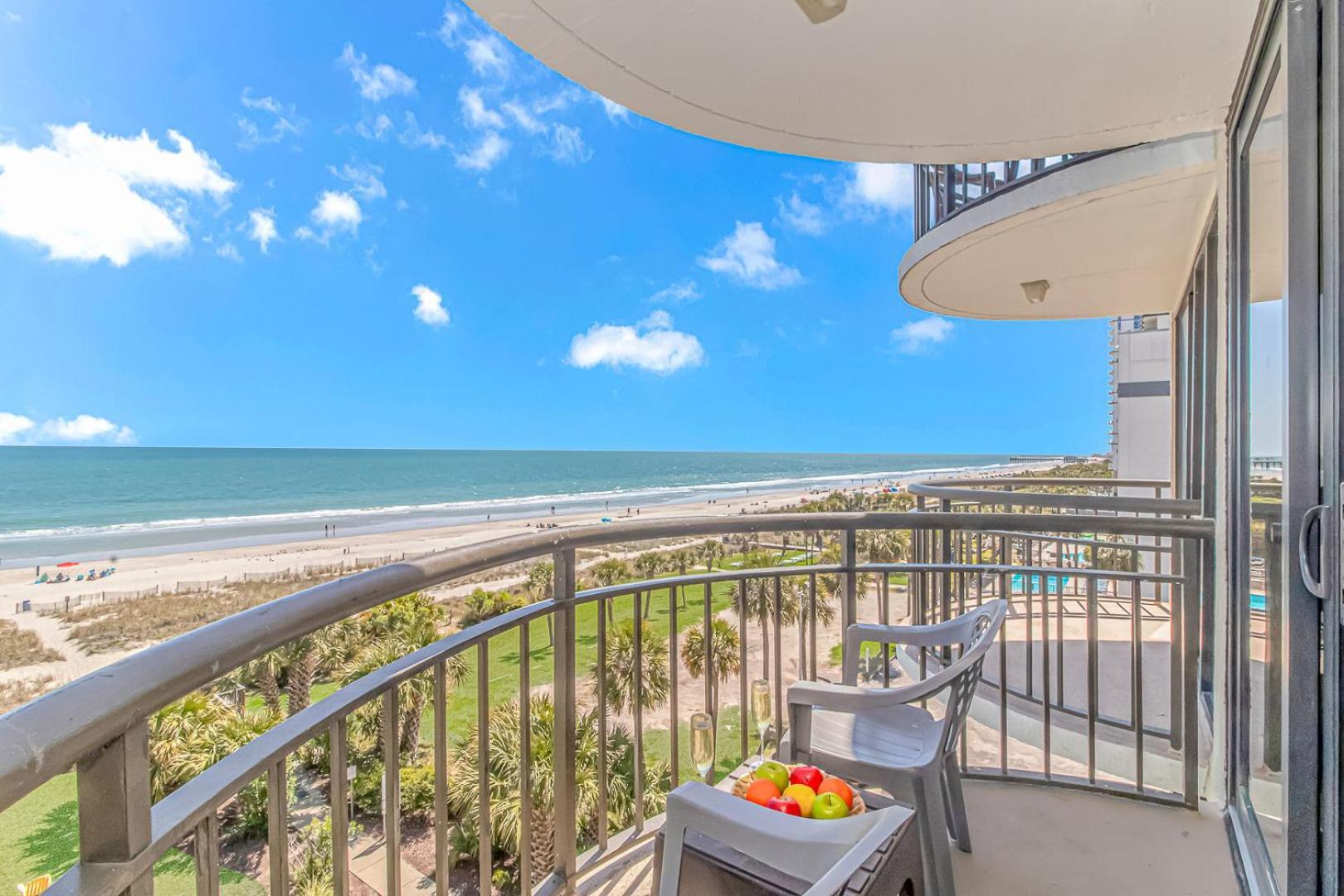 5Th Floor Direct Oceanfront Double Suite Sleeps 6 Meridian Plaza 503 Myrtle Beach Eksteriør billede
