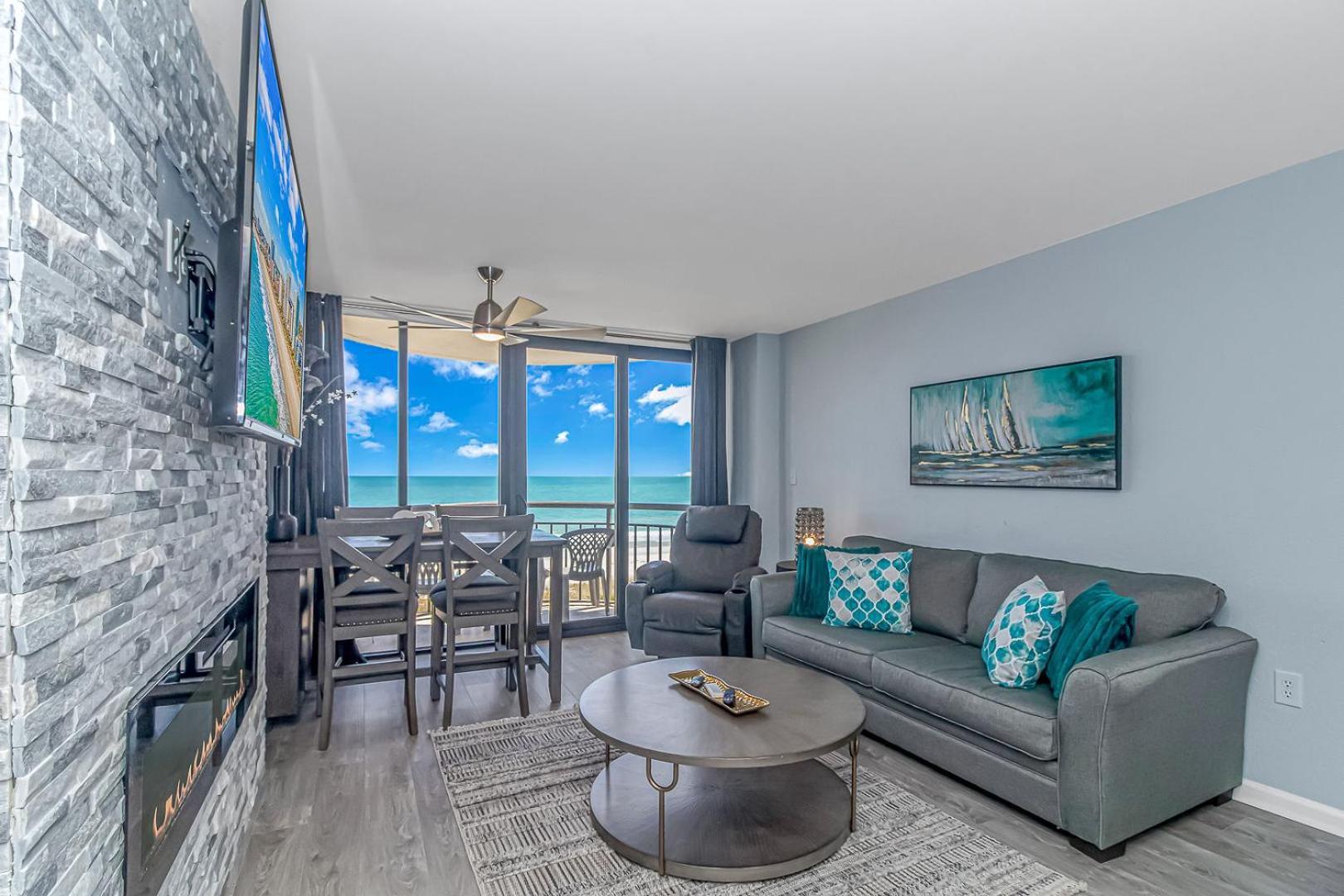5Th Floor Direct Oceanfront Double Suite Sleeps 6 Meridian Plaza 503 Myrtle Beach Eksteriør billede