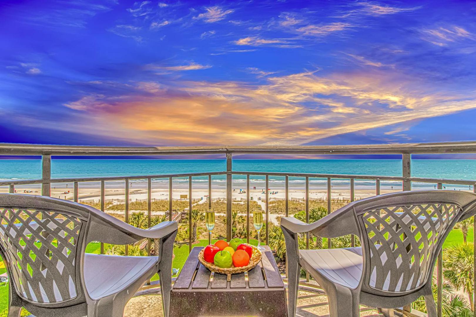 5Th Floor Direct Oceanfront Double Suite Sleeps 6 Meridian Plaza 503 Myrtle Beach Eksteriør billede