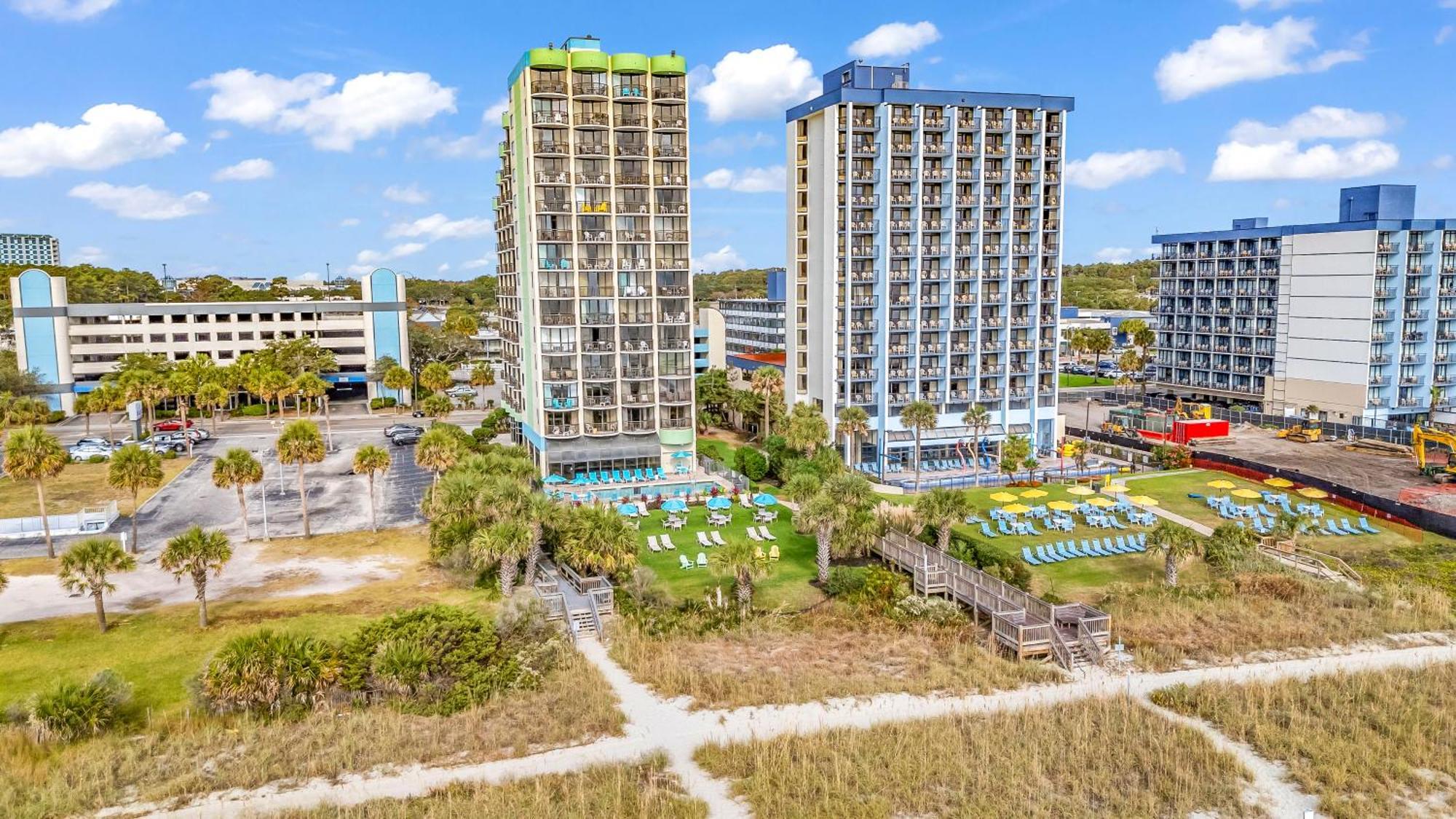 5Th Floor Direct Oceanfront Double Suite Sleeps 6 Meridian Plaza 503 Myrtle Beach Eksteriør billede