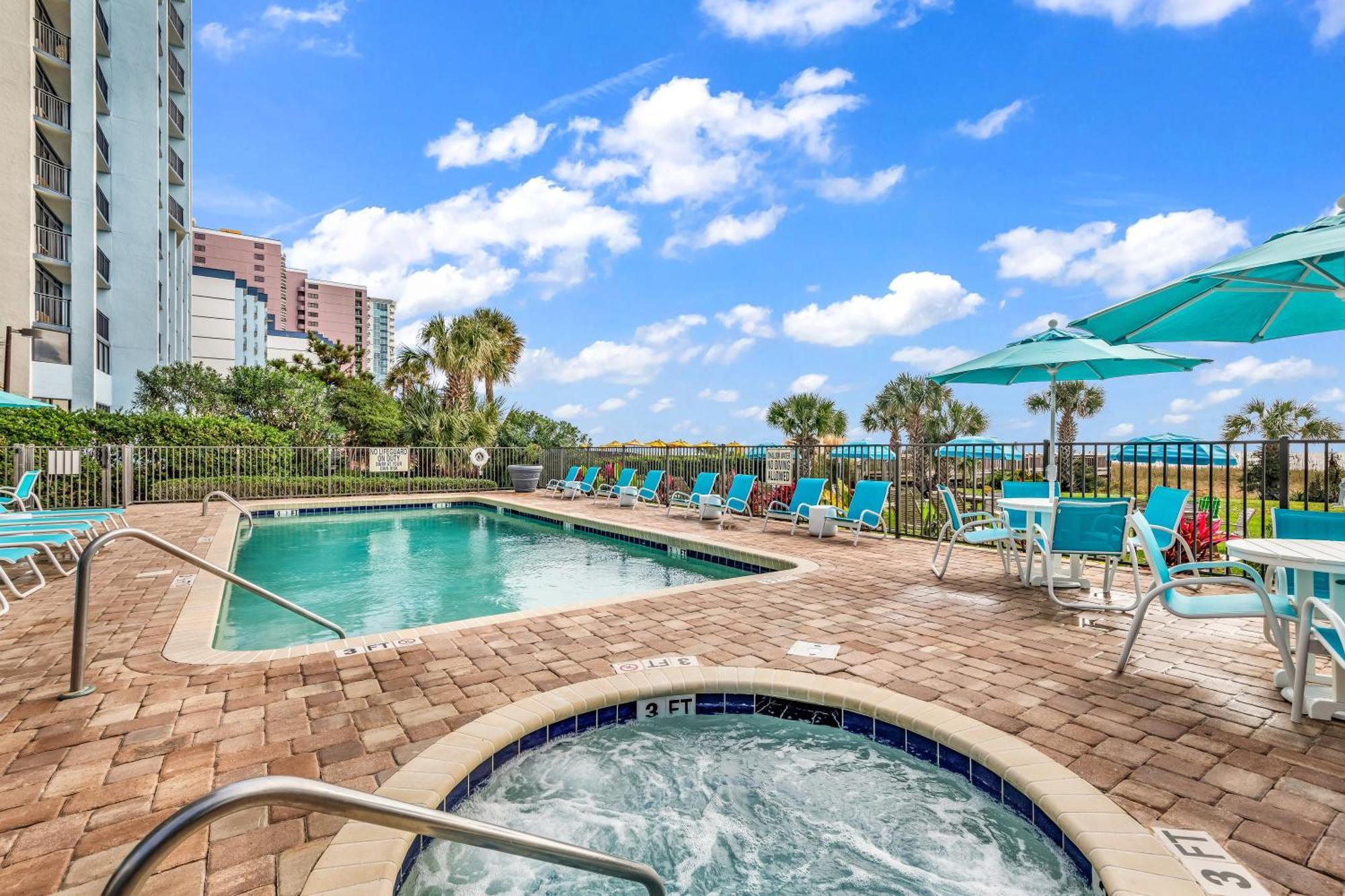 5Th Floor Direct Oceanfront Double Suite Sleeps 6 Meridian Plaza 503 Myrtle Beach Eksteriør billede