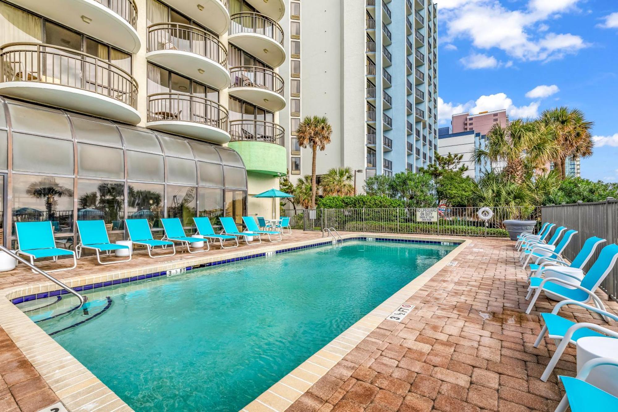 5Th Floor Direct Oceanfront Double Suite Sleeps 6 Meridian Plaza 503 Myrtle Beach Eksteriør billede