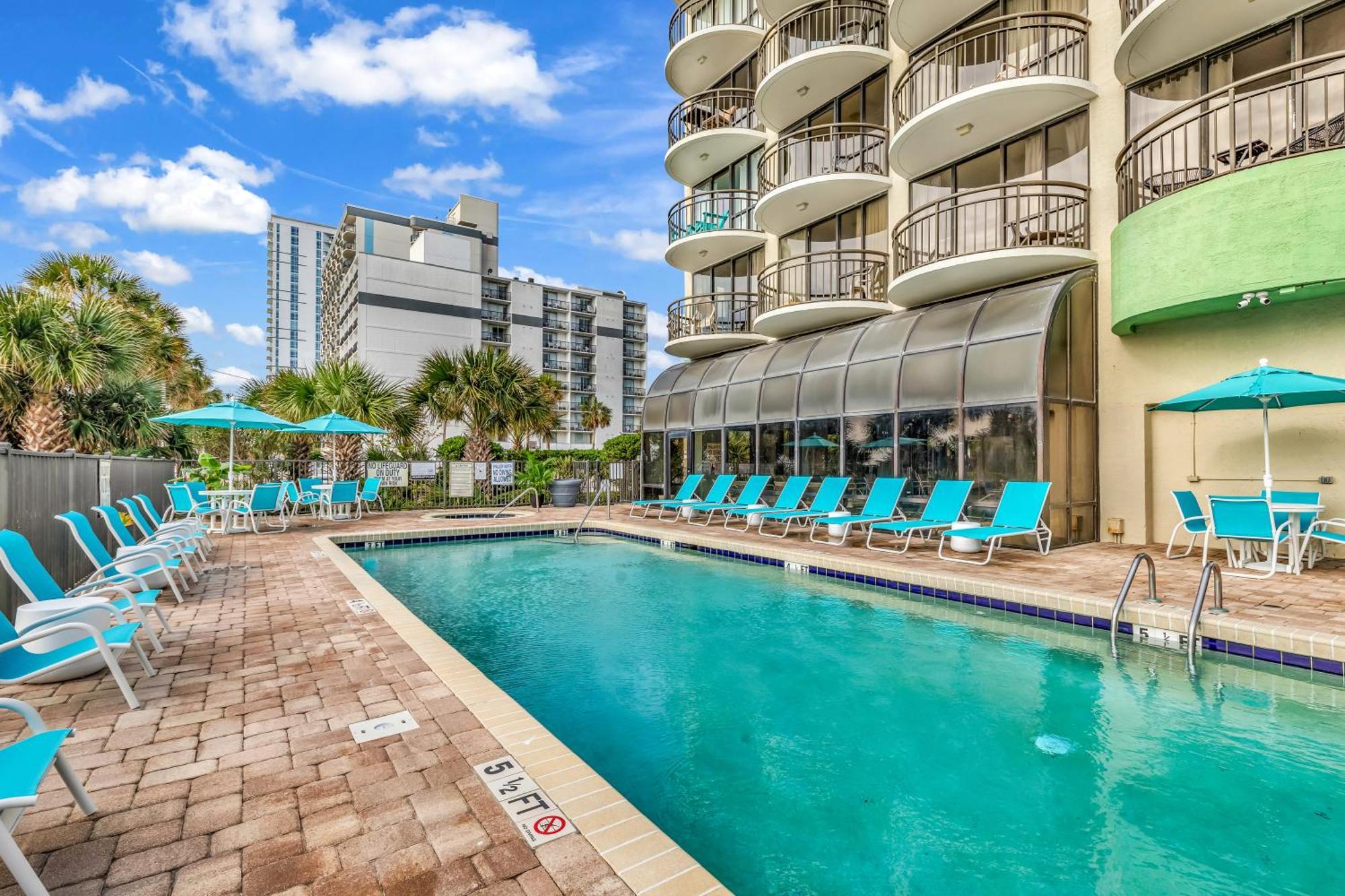 5Th Floor Direct Oceanfront Double Suite Sleeps 6 Meridian Plaza 503 Myrtle Beach Eksteriør billede